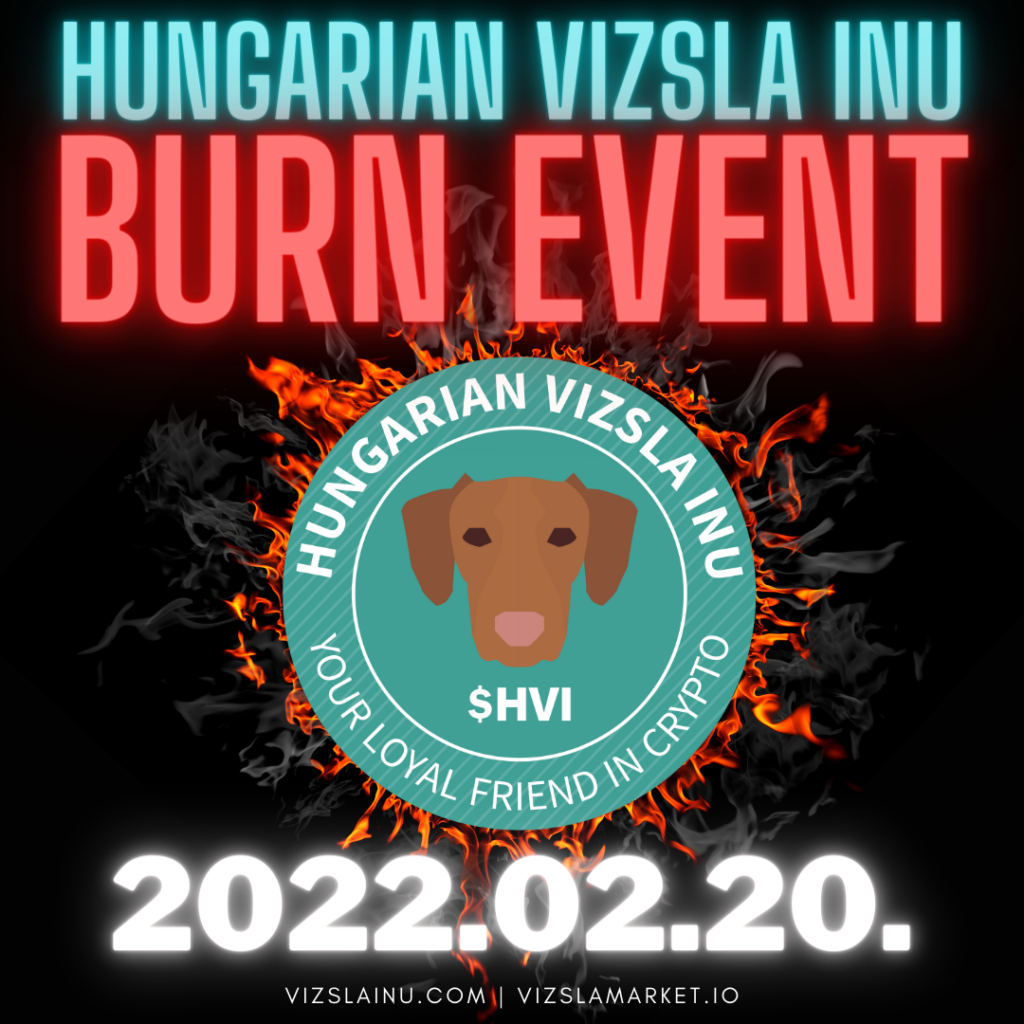 It was announced at HUNGARIAN VIZSLA INU: they will be burning money
